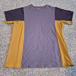 Lululemon Take The Moment Short Sleeve Shirt Robert Geller Gray Gym Mens Medium